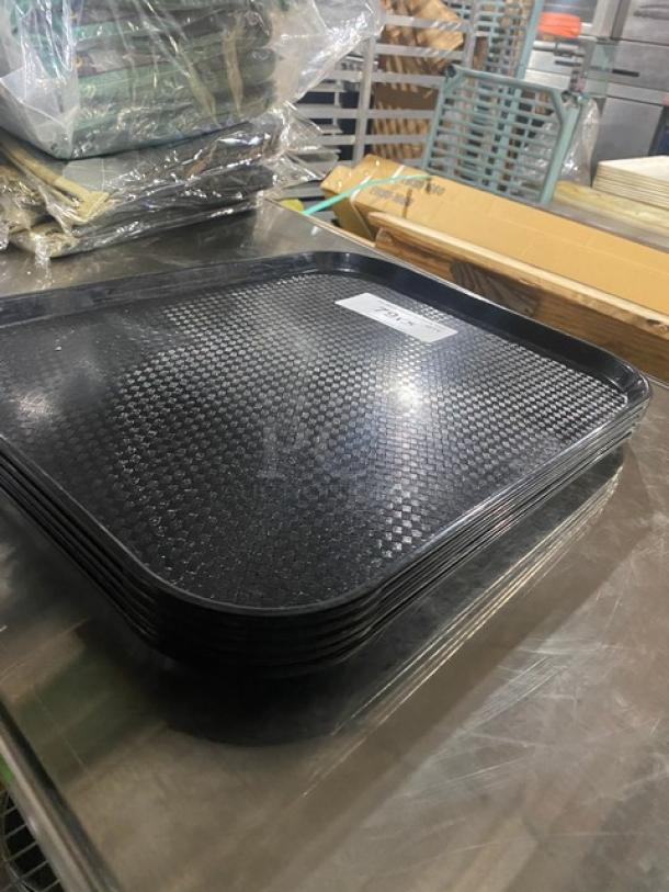 Cambro Commercial Black Rectangular Fast Food/Cafeteria Serving Trays! Model: 1418FF! 5X Your Bid! - Image 2 of 6