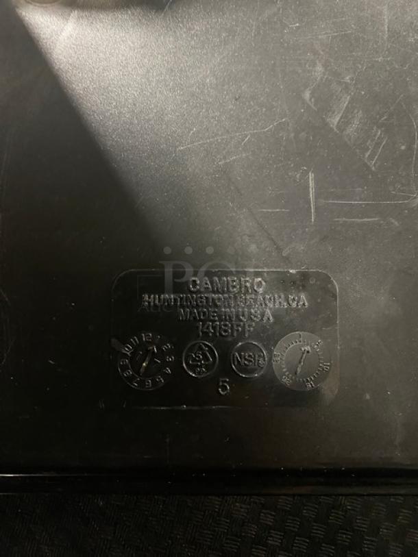 Cambro Commercial Black Rectangular Fast Food/Cafeteria Serving Trays! Model: 1418FF! 5X Your Bid! - Image 6 of 6