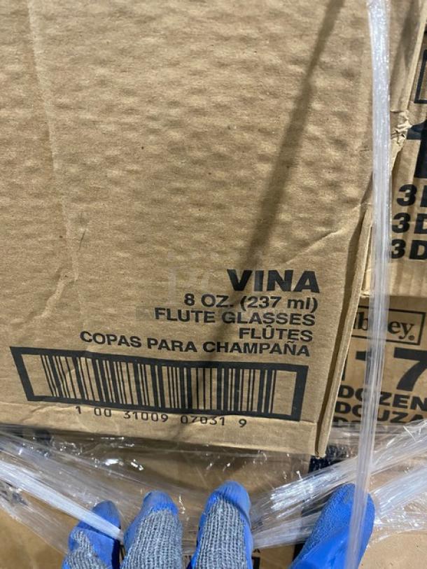 BRAND NEW! Mixed Pallet! Libbey Sportsware Collection Commercial Clear 16 Oz. Baseball Style Mixing Glasses! Model: 5332! With Libbey Sportsware Collection Commercial Clear 16 Oz. Golf Style Mixing Glasses! Model: 5330! With Libbey Grande Collection 17 Oz. Fiesta Margarita Glasses! Model: 8417! With Libbey Vina Collection Commercial Clear 8 Oz. Flute Glasses! Model: 7500! With Libbey Commercial Clear Heat-Treated 9 Oz. Hourglass Style Pilsner Glasses! Model: 1176! With Libbey DuraTuff Collection Commercial Clear 20 Oz. Stacking Mixing Glasses! Model: 15791! With Libbey Commercial Clear Heat Treated 14 Oz. Lemonade Glasses! Model: 603! & More! ALL NEW IN THE BOX! 40X Your Bid! - Image 7 of 11