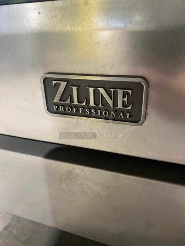 ZLine! 2020! Late Model! Professional Series Commercial Stainless Steel Natural Gas Powered 4 Burner Range/Oven Combo! With Wire Oven Racks! Model: RGS-30 SN: 20080776039! 120V! On Legs! - Image 10 of 12
