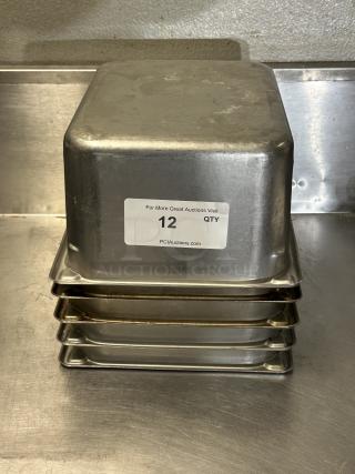 Commercial Stainless Steel Steam Table/Hotel Pans! 5Xbid