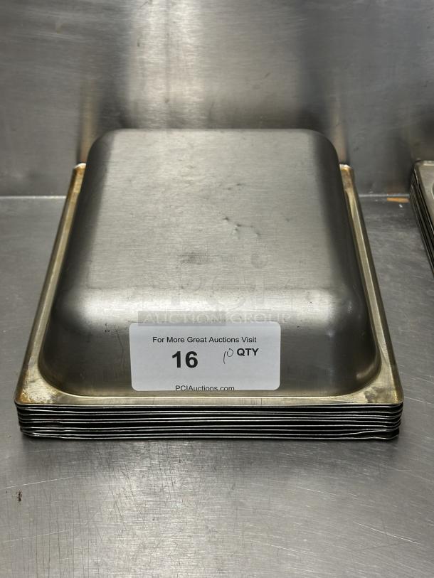 Commercial Stainless Steel Steam Table/Hotel Pans! - Image 1 of 1