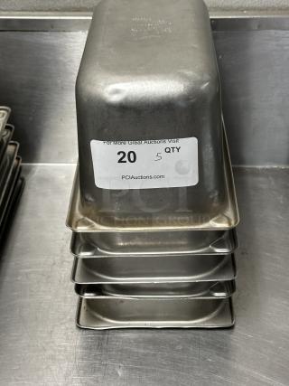 Commercial Stainless Steel Steam Table/Hotel Pans!
5xBid