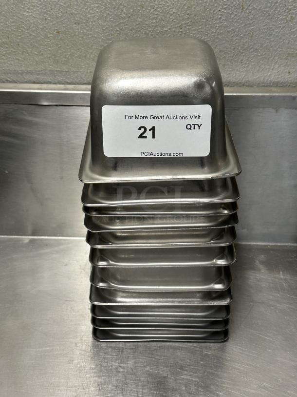 Commercial Stainless Steel Steam Table/Hotel Pans!
10xBid - Image 1 of 1