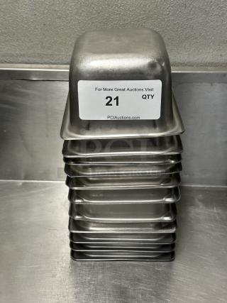 Commercial Stainless Steel Steam Table/Hotel Pans!
10xBid