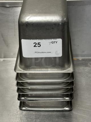 Commercial Stainless Steel Steam Table/Hotel Pans!
7xBid