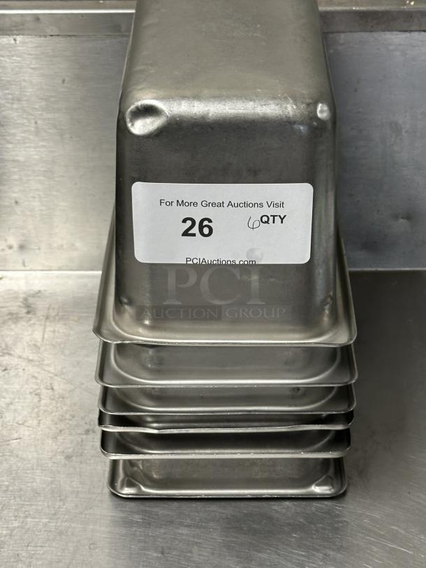 Commercial Stainless Steel Steam Table/Hotel Pans!
7xBid - Image 1 of 1