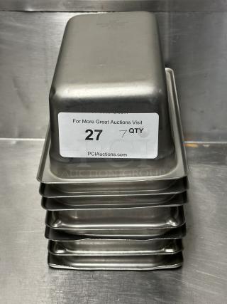 Commercial Stainless Steel Steam Table/Hotel Pans!
7xBid