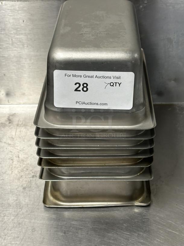 Commercial Stainless Steel Steam Table/Hotel Pans!
7xBid - Image 1 of 1