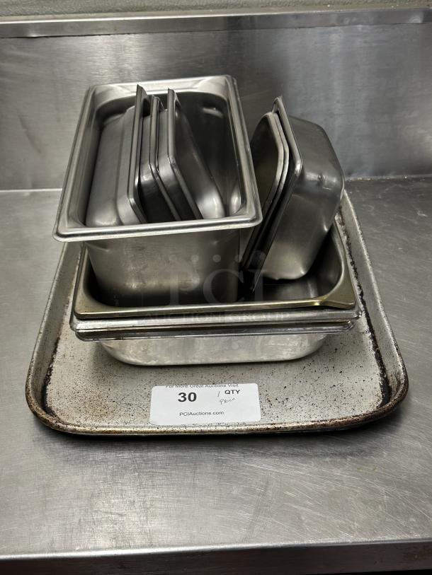 Misc. Sizes Commercial Stainless Steel Steam Table/Hotel Pans! - Image 1 of 1