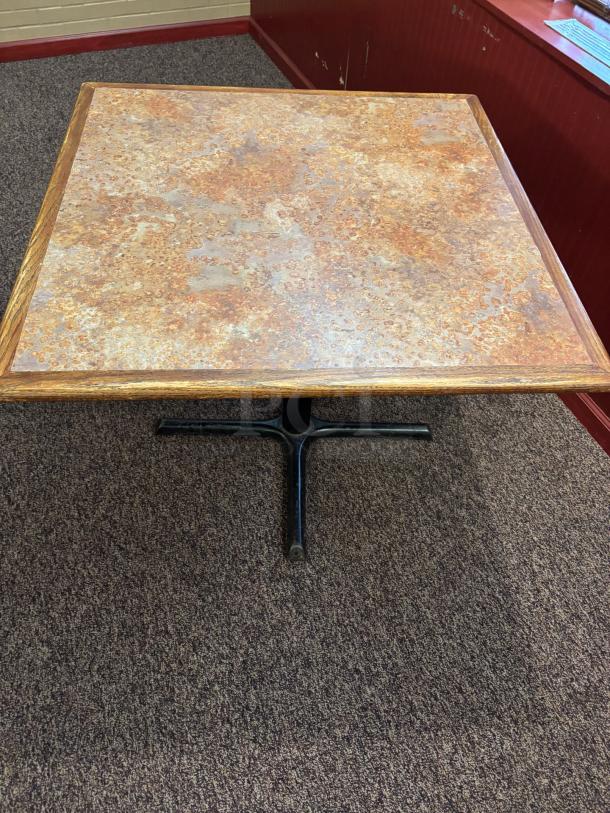 Square Tables, with Brown Patena
2xBid - Image 1 of 2