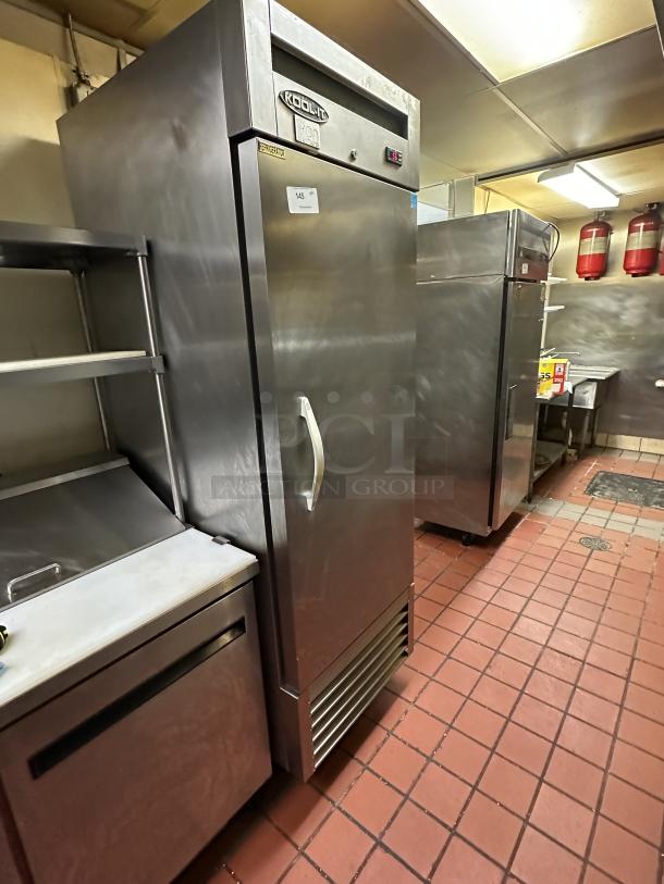 Ikon KB27R Single Door Bottom Mount Refrigerator, on Casters 115 Volt TESTED AND WORKING - Image 1 of 4