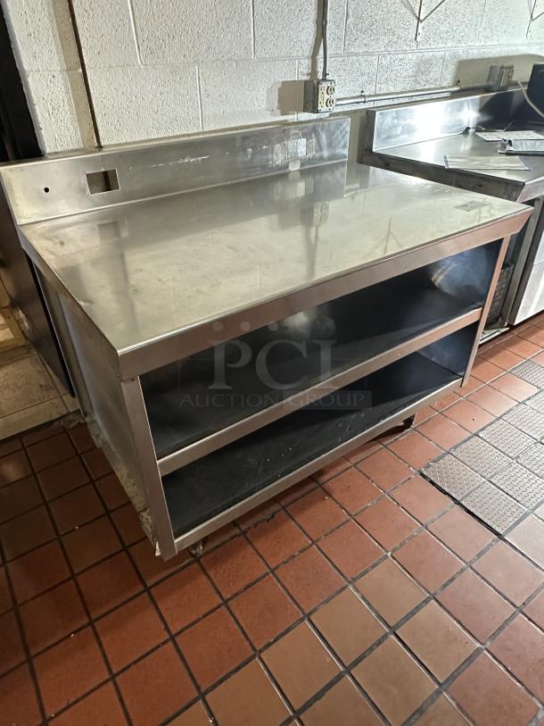 Stainless Steel Busing Table, 3 Shelves - Image 1 of 3
