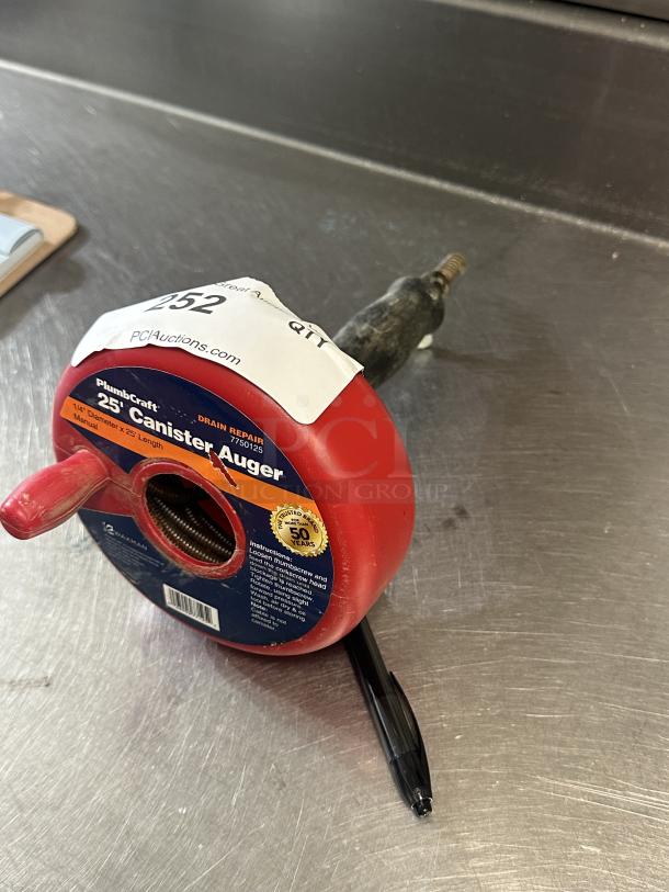 Plumbcraft 25 inch Canister Auger - Image 2 of 2