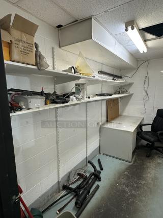 Adjustable Shelves & all content on shelves