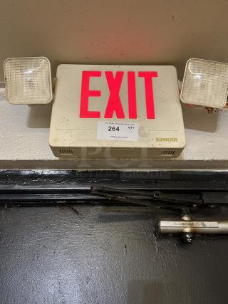 Simkar Exit Sign with Lights