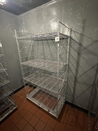 Wire Rack, Walk In Cooler, On Casters