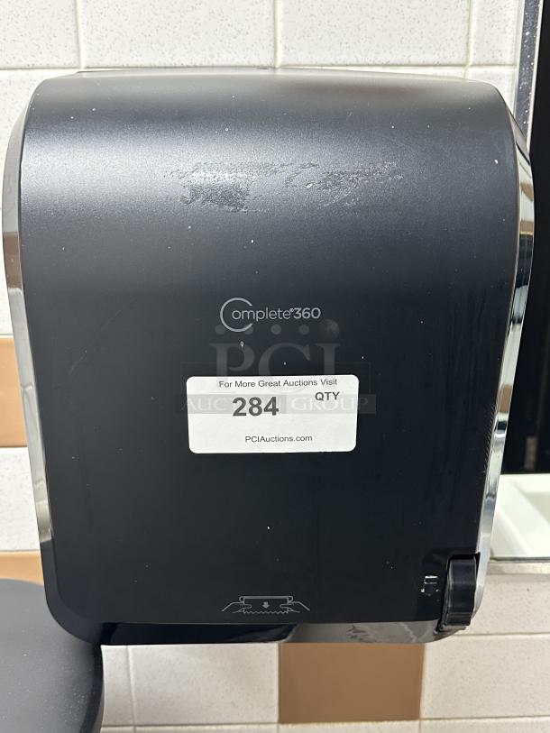 Sysco Complete 360 Black Hand Towel Mechanical Dispenser - Image 1 of 1