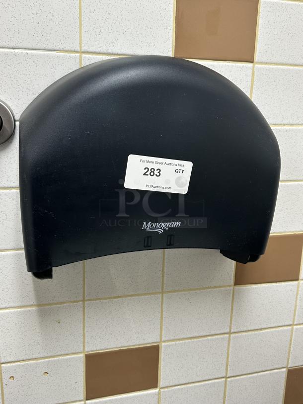 Plastic Twin Jumbo Roll Toilet Tissue Dispenser, Two 9" Rolls, - Image 1 of 1