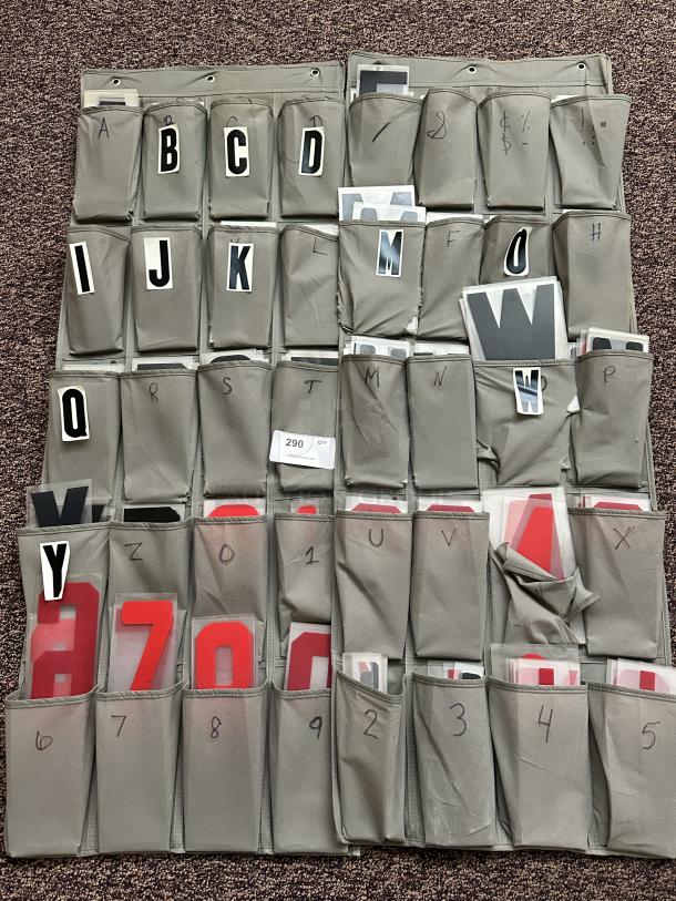 Plastic Sign Letters and Numbers
Can be used with Item# 413 - Image 1 of 2