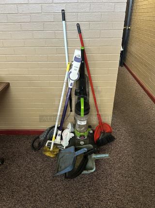 Vacuums, Brooms, and Dust Pans
1 price buys everything