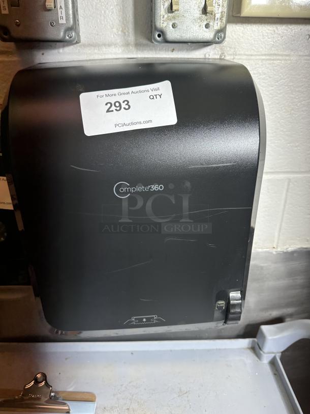 Sysco Complete 360 Black Hand Towel Mechanical Dispenser - Image 1 of 1