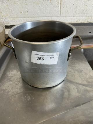 12 Qt. Standard Weight Aluminum Stock Pot, NSF with handles