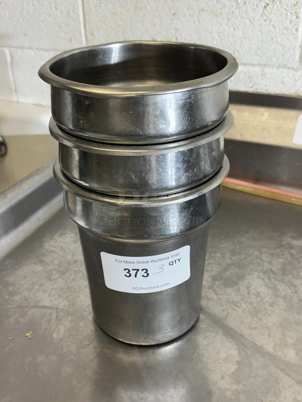 Stainless Steel Round Liners
3xBid - Image 1 of 1