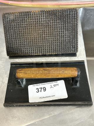 Choice 9" x 5" Cast Iron Steak Weight 
2xBid