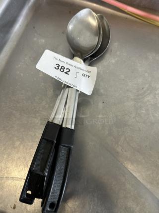 13" Solid Stainless Steel Basting Spoon with Coated Handle
5xBid