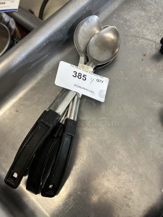 13" Solid Stainless Steel Basting Spoon with Coated Handle
4xBid