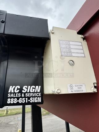 Diner Sign Powers On 115Volt