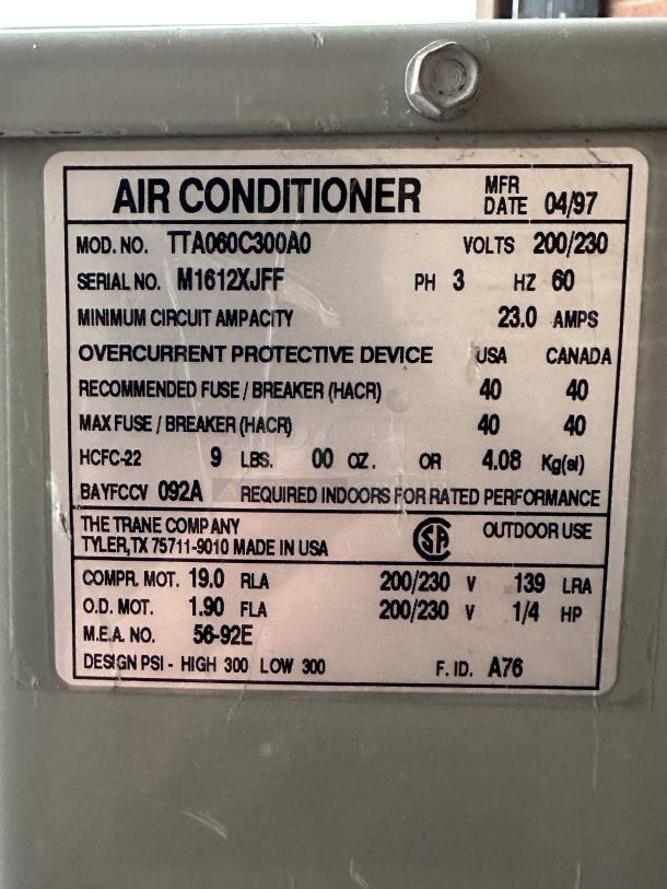 Trane Air Condenser - Image 2 of 3