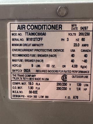 Trane Air Conditioner Unit