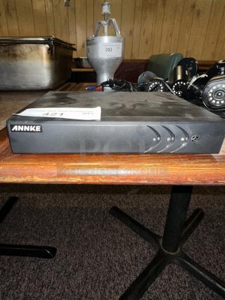 ANNKE 1080P CCTV Camera Security System with AI Human/Vehicle Detection, 5MP Lite H.265 Surveillance DVR and 5 x 1080P HD Weatherproof Camera, Easy Remote View, Smart Playback, IP66, No Hard Drive Security Camera System