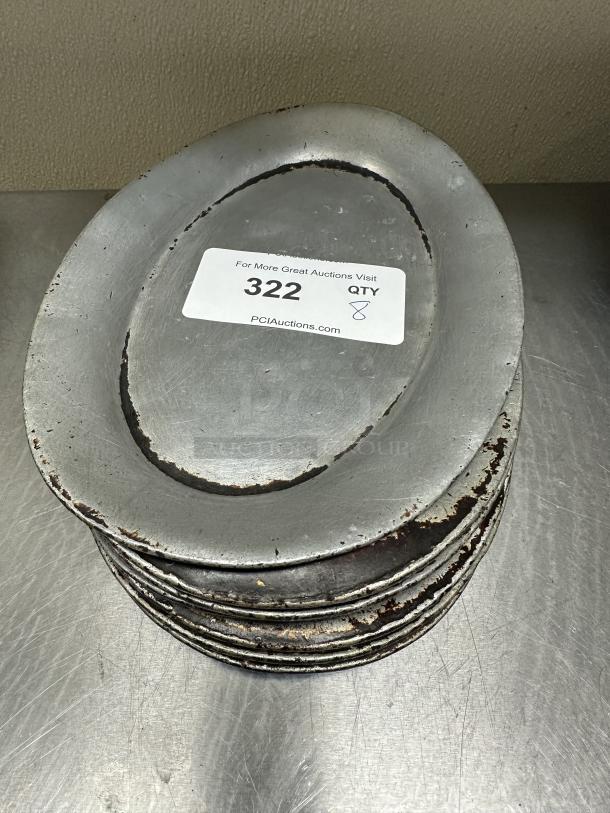 11 1/2" x 8" Oval Aluminum Sizzler Platter
8xBid - Image 1 of 1