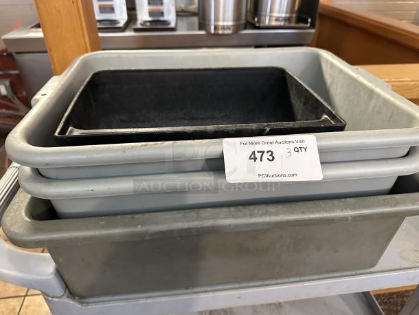 20" x 15" x 7" Gray Polypropylene Bus Tub, Bus Box
3xBid - Image 1 of 1