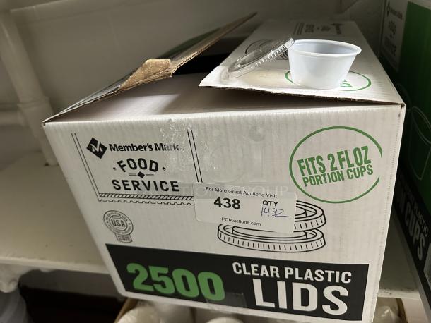 Small Plastic Lids, 2oz - Image 1 of 1