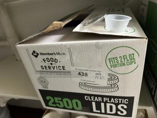 Small Plastic Lids, 2oz