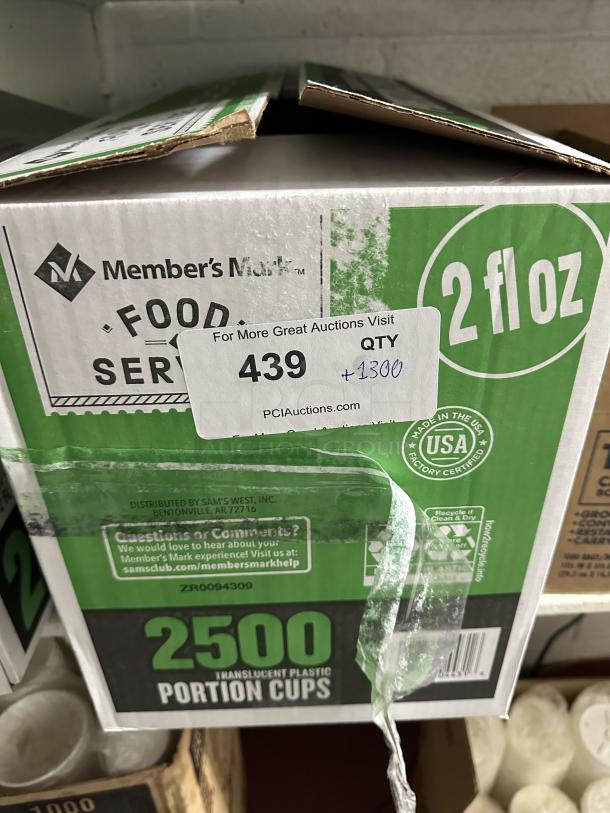 Plastic Portion Cups, over 1300 - Image 1 of 1