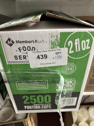 Plastic Portion Cups, over 1300