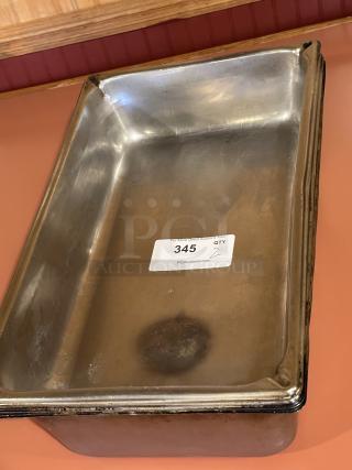 Full Size 2 1/2" Deep Anti-Jam 22 Gauge Stainless Steel Steam Table / Hotel Pan
2xBid