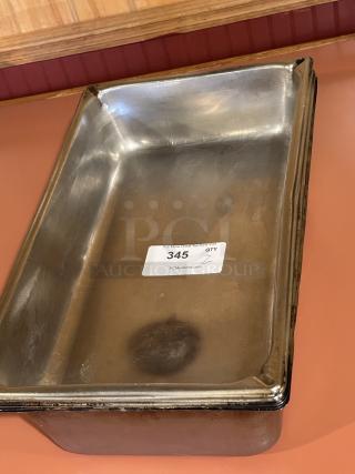 Full Size 4" Deep Anti-Jam 22 Gauge Stainless Steel Steam Table / Hotel Pan