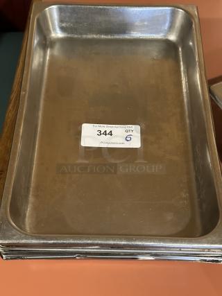 Full Size 2 1/2" Deep Anti-Jam 22 Gauge Stainless Steel Steam Table / Hotel Pan
6xBid