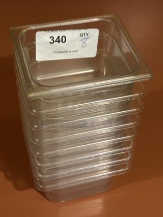 1/6 Size 4" Deep Clear Polycarbonate Food Pan
8xBid