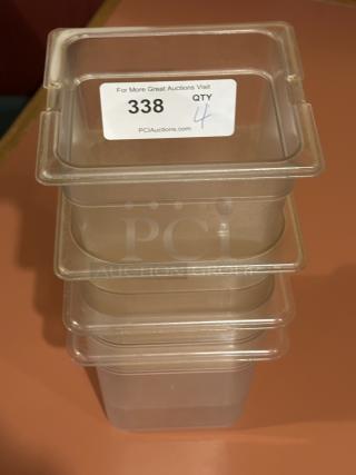 1/6 Size 6" Deep Clear Polycarbonate Food Pan
4xBid