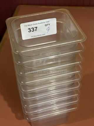 1/6 Size 6" Deep Clear Polycarbonate Food Pan
9xBid