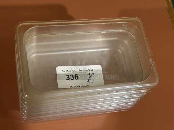 1/3 Size 6" Deep Clear Polycarbonate Food Pan
6xBid - Image 1 of 1