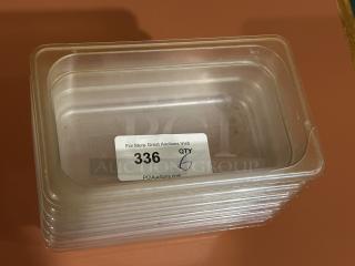 1/3 Size 6" Deep Clear Polycarbonate Food Pan
6xBid