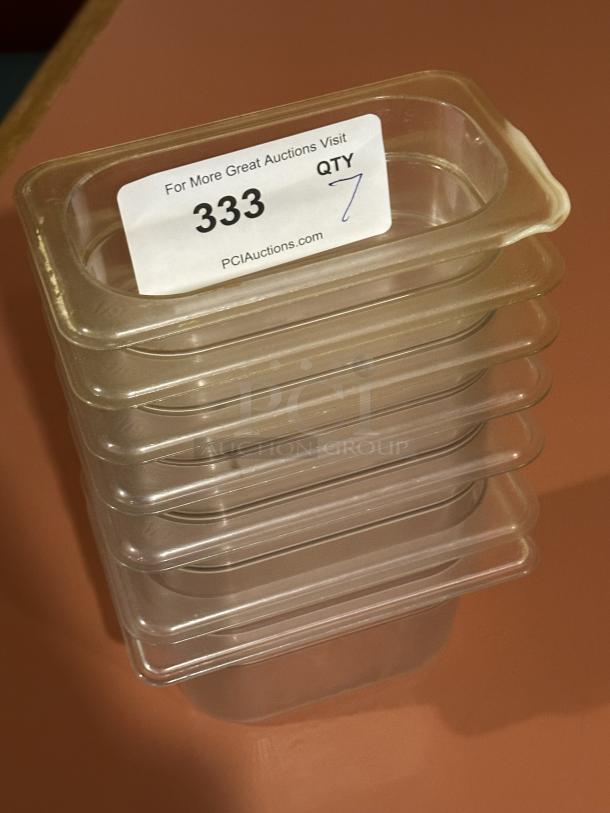 1/9 Size 4" Deep Clear Polycarbonate Food Pan
7xBid - Image 1 of 1